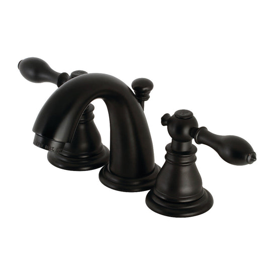 American Classic Widespread Bathroom Faucet in Matte Black