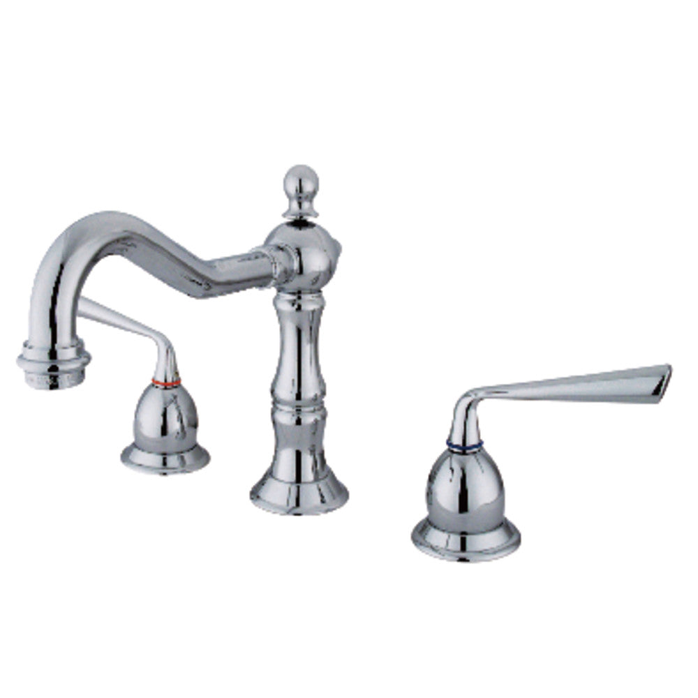Silver Sage Widespread Bathroom Faucet in Polished Chrome