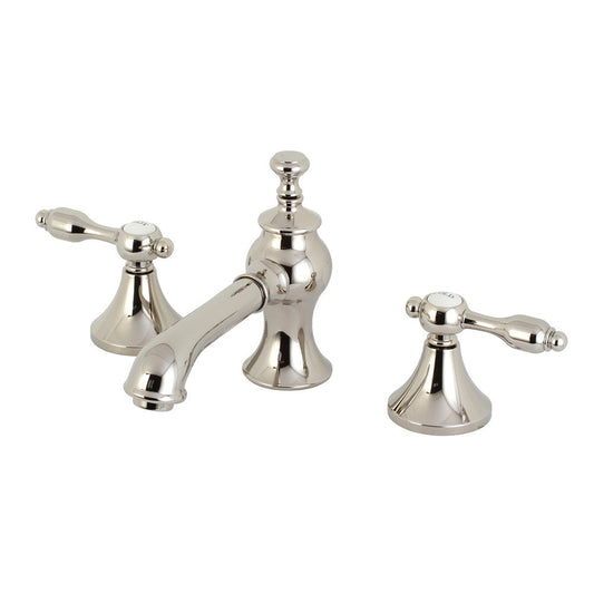 Tudor Widespread Bathroom Faucet in Polished Nickel