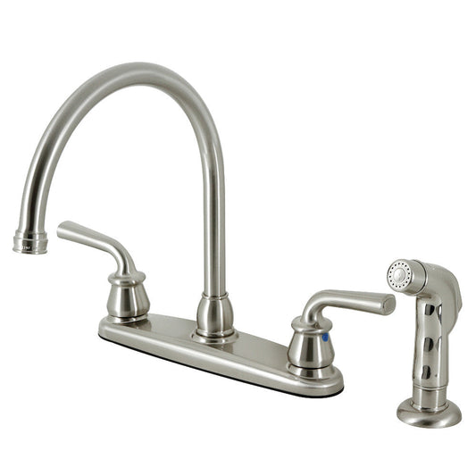 Restoration Centerset Kitchen Faucet in Brushed Nickel