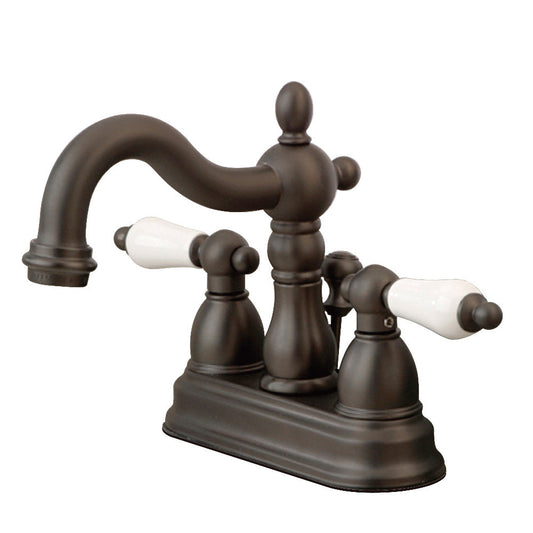 Heritage 4 Inch Centerset Bathroom Faucet in Oil Rubbed Bronze