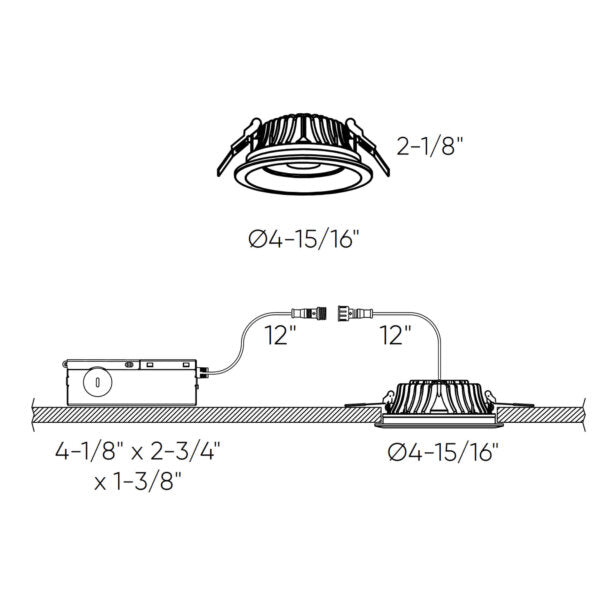 4 Inch High Powered LED Commercial Down Light