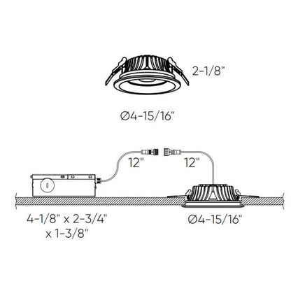4 Inch High Powered LED Commercial Down Light