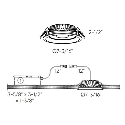 6 Inch High Powered LED Commercial Down Light