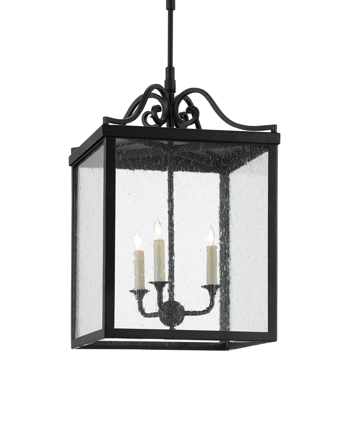 Giatti Large Black Outdoor Lantern
