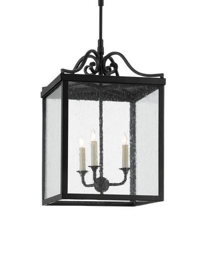 Giatti Large Black Outdoor Lantern