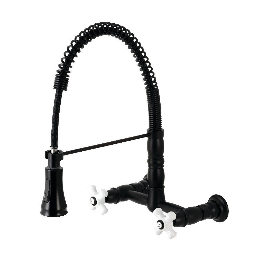 Heritage Pre-Rinse Kitchen Faucet in Matte Black