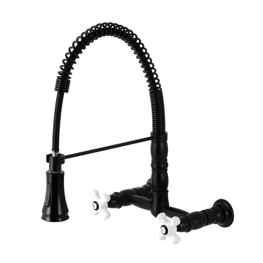 Heritage Pre-Rinse Kitchen Faucet in Matte Black
