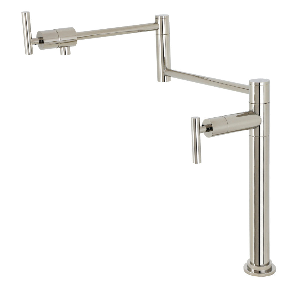 Manhattan Pot Filler Faucet in Polished Nickel