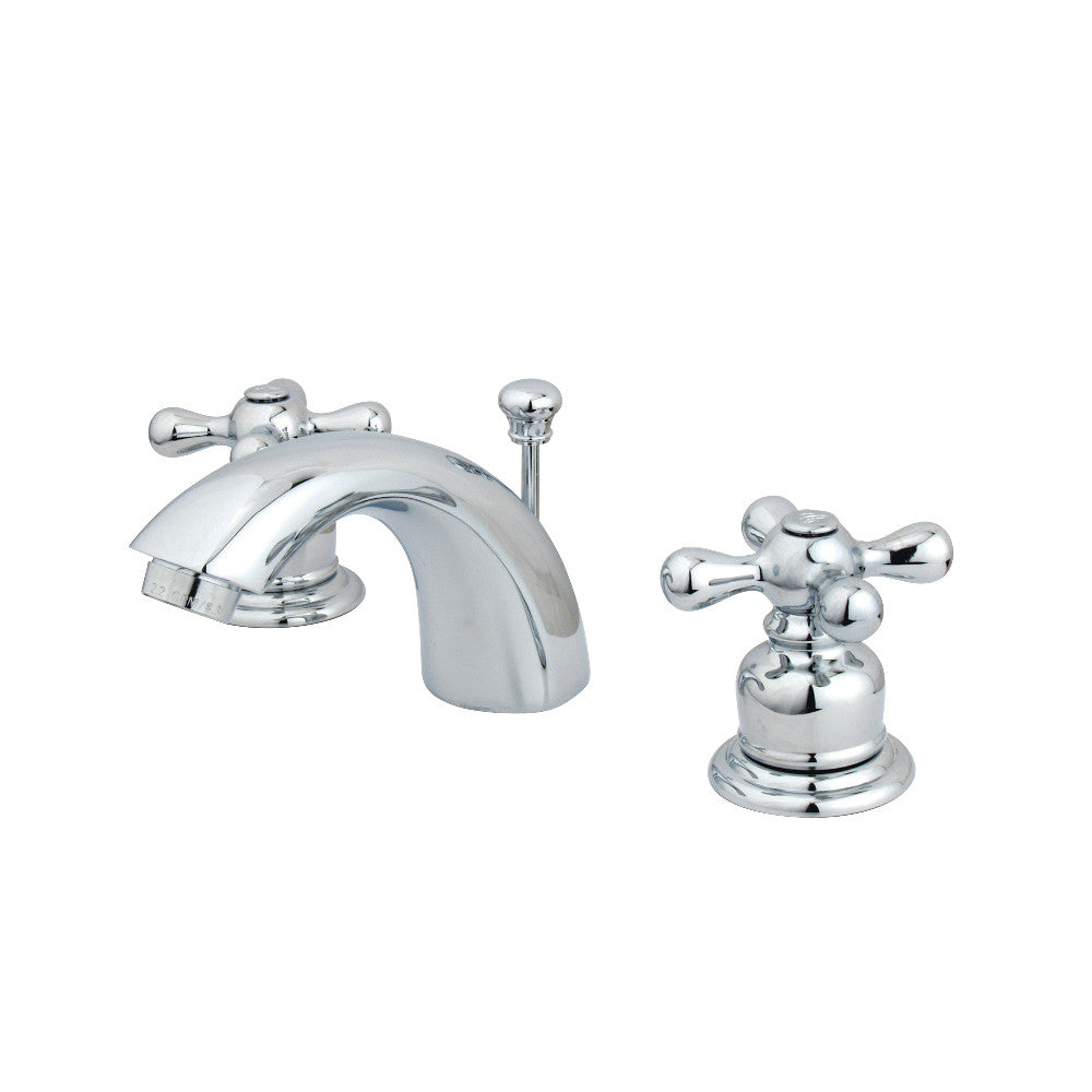 Victorian Mini-Widespread Bathroom Faucet in Polished Chrome