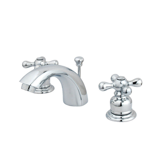Victorian Mini-Widespread Bathroom Faucet in Polished Chrome