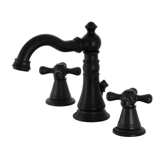 American Classic Widespread Bathroom Faucet in Matte Black