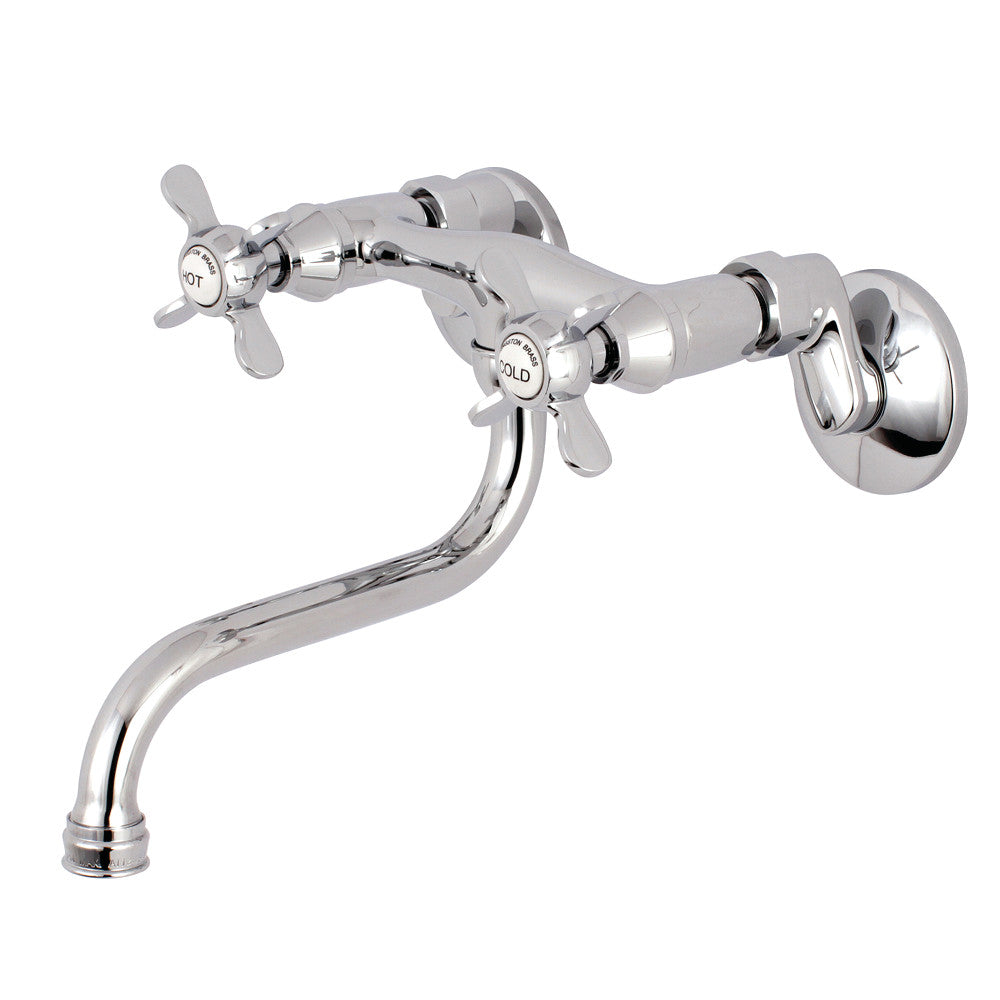 Essex Wall-Mount Bathroom Faucet in Polished Chrome