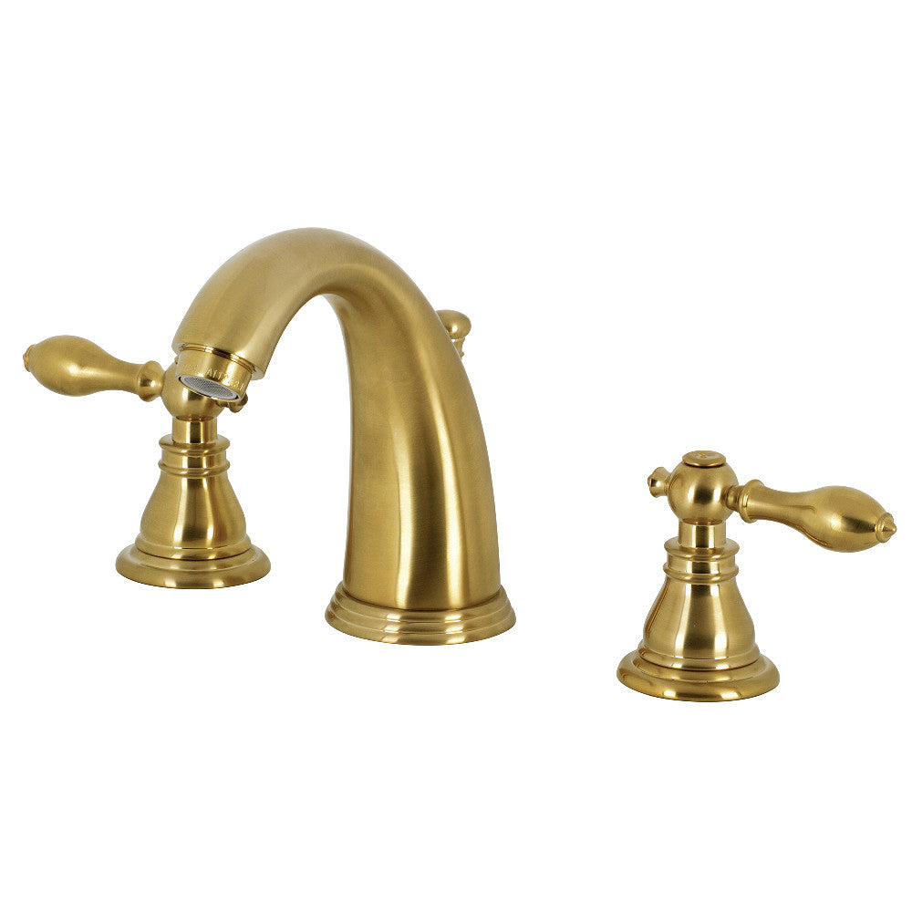 American Classic Widespread Bathroom Faucet in Brushed Brass