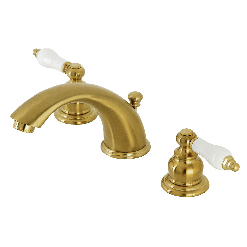 Magellan Widespread Bathroom Faucet in Brushed Brass