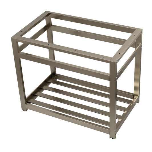 Kingston Commercial 37 Inch Console Sink in Brushed Nickel