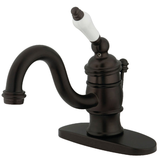 Victorian Single-Hole Bathroom Faucet in Oil Rubbed Bronze