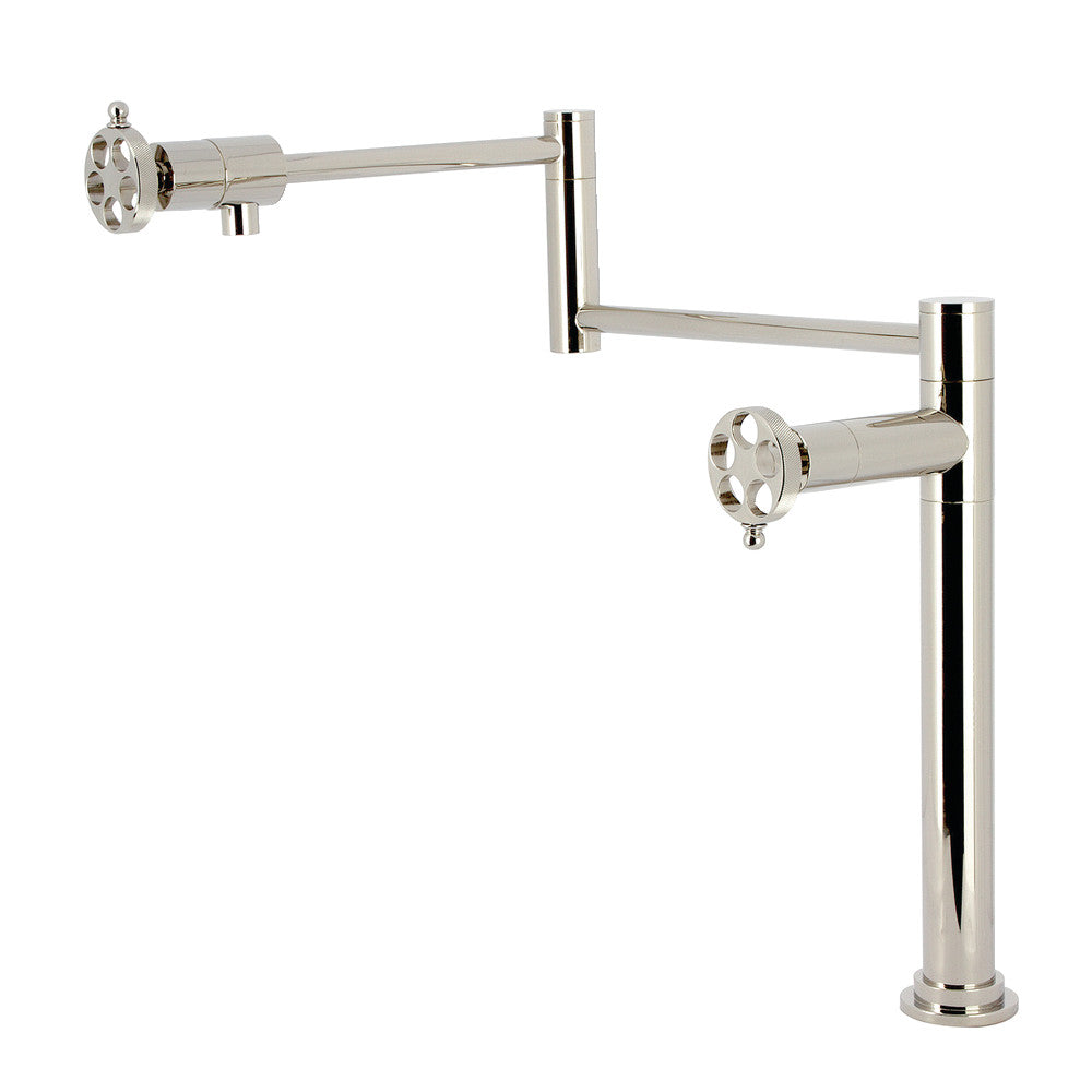 Wendell Pot Filler Faucet in Polished Nickel