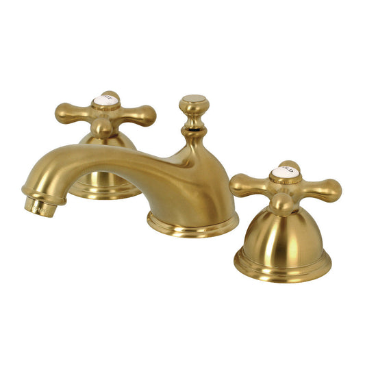 Restoration Widespread Bathroom Faucet in Brushed Brass