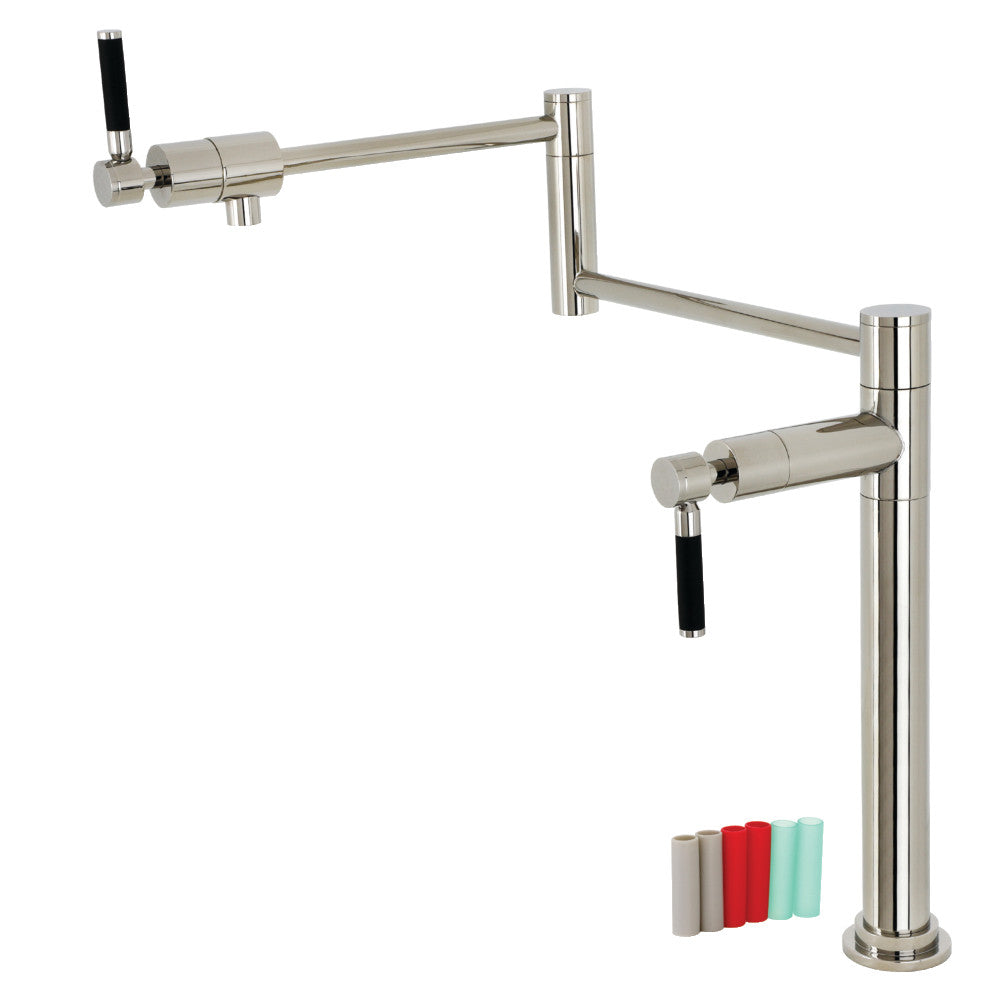 Kaiser Pot Filler Faucet in Polished Nickel