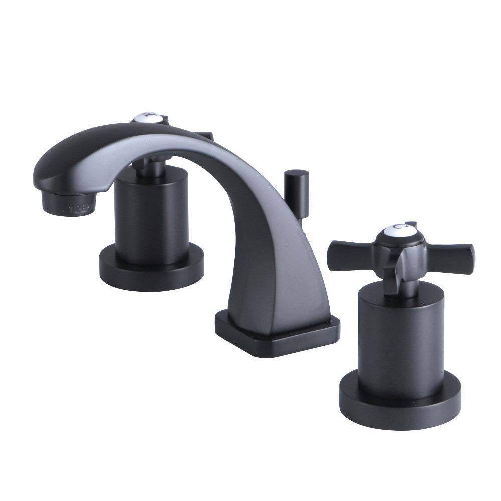 Millennium Widespread Bathroom Faucet in Matte Black