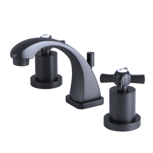 Millennium Widespread Bathroom Faucet in Matte Black