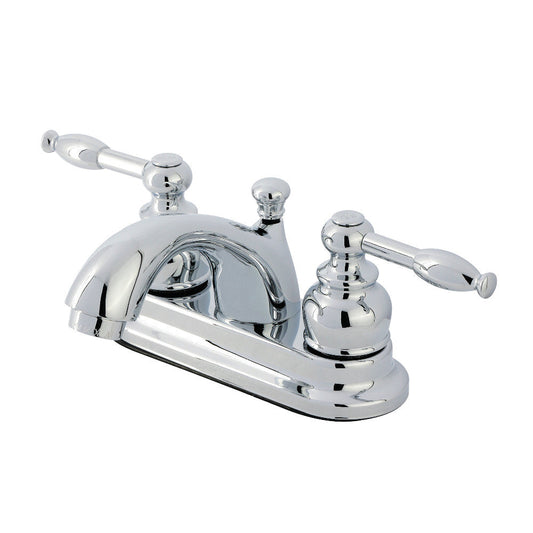 Knight 4 Inch Centerset Bathroom Faucet in Polished Chrome