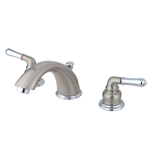 Magellan Widespread Bathroom Faucet in Brushed Nickel/Polished Chrome