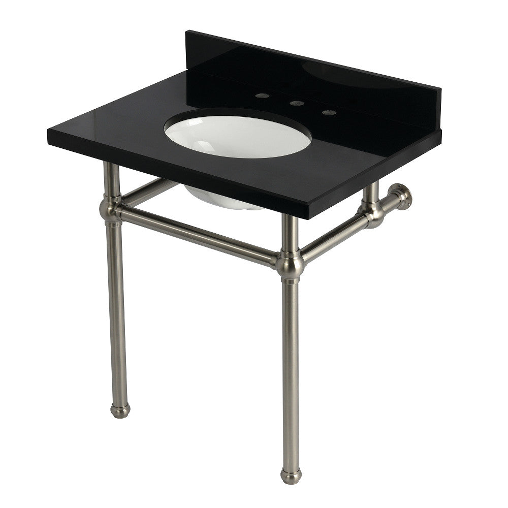Templeton 30 Inch Console Sink in Brushed Nickel