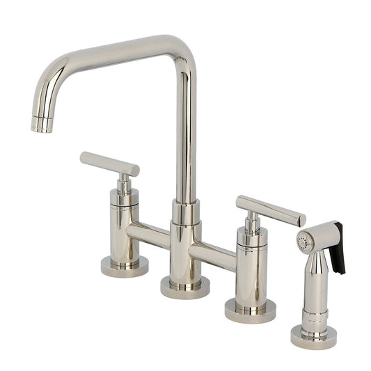 Manhattan Bridge Kitchen Faucet in Polished Nickel