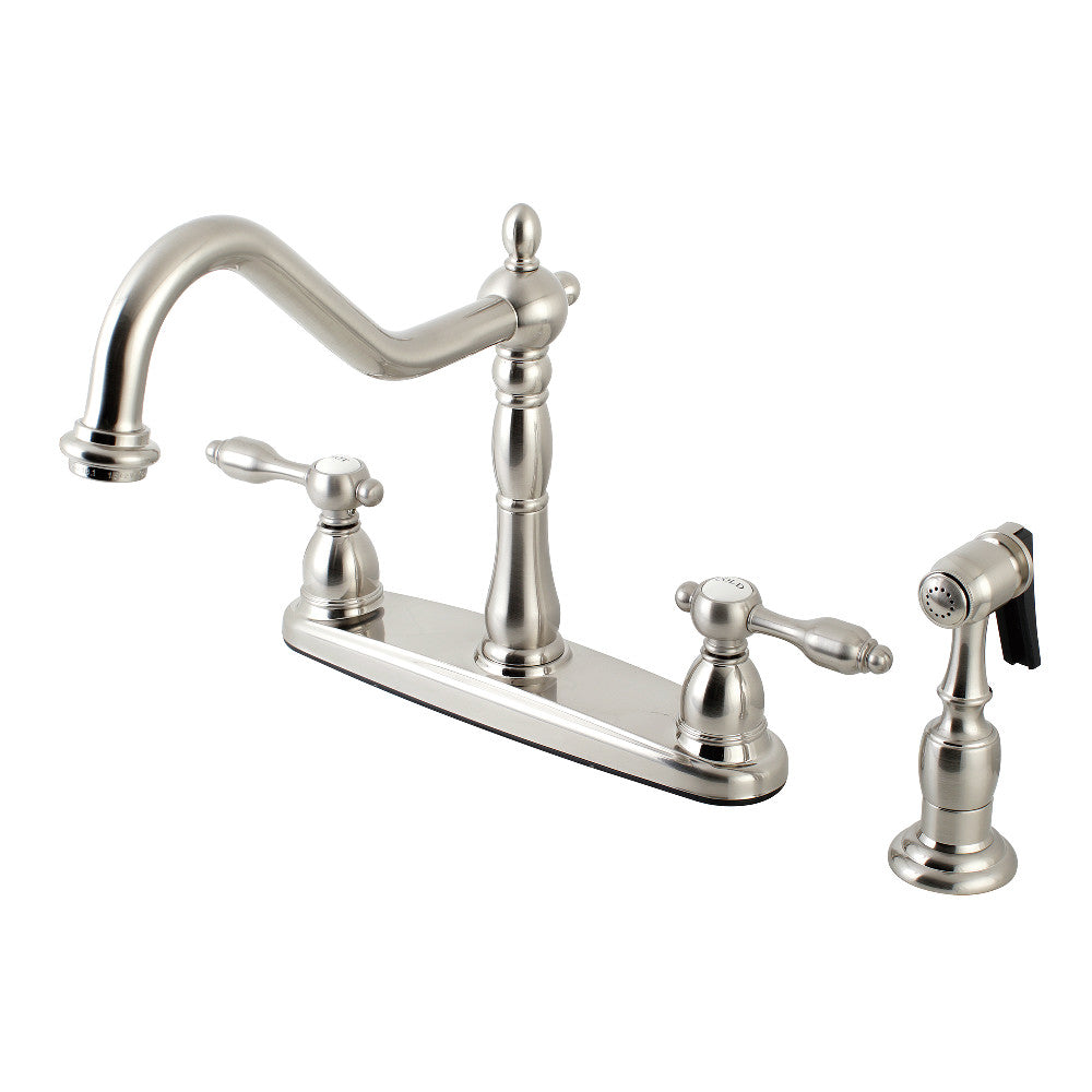 Tudor Centerset Kitchen Faucet in Brushed Nickel