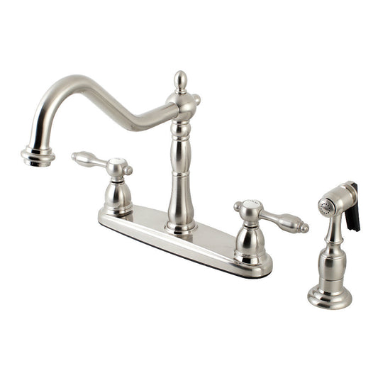 Tudor Centerset Kitchen Faucet in Brushed Nickel