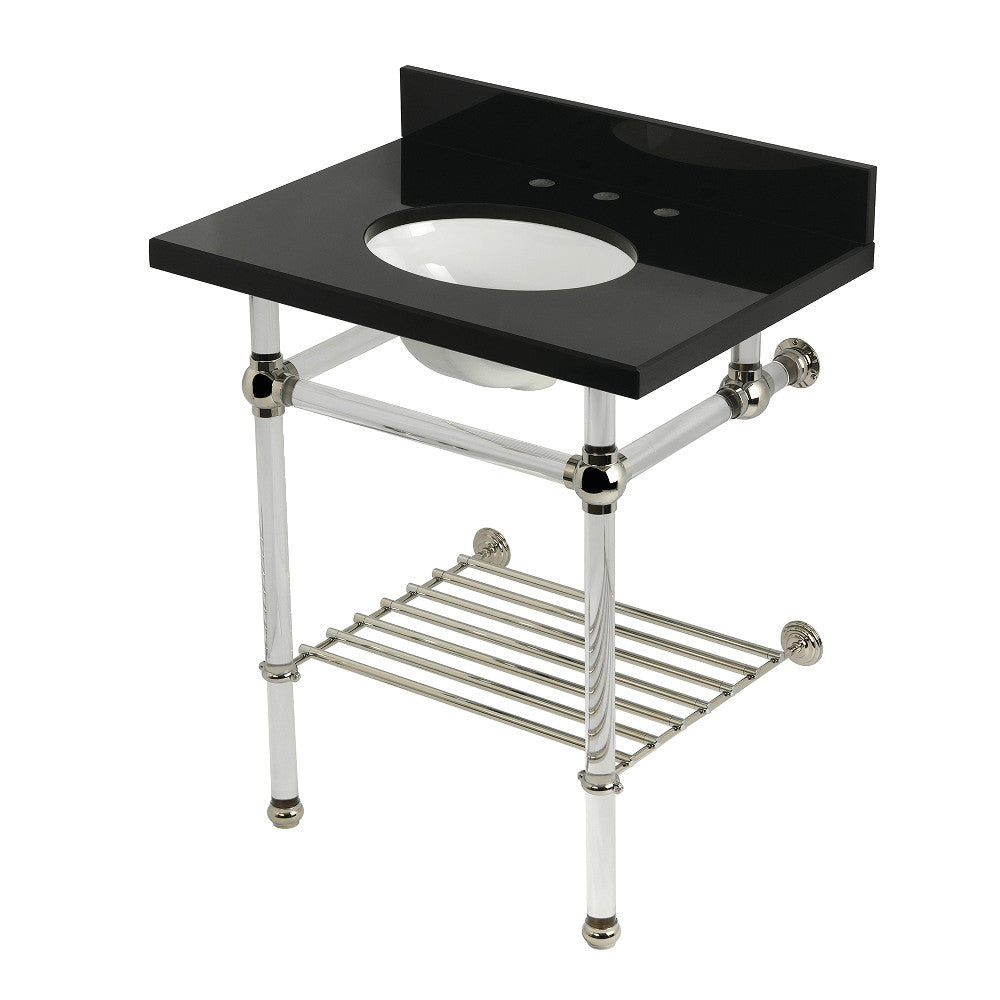Templeton 30 Inch Console Sink in Polished Nickel