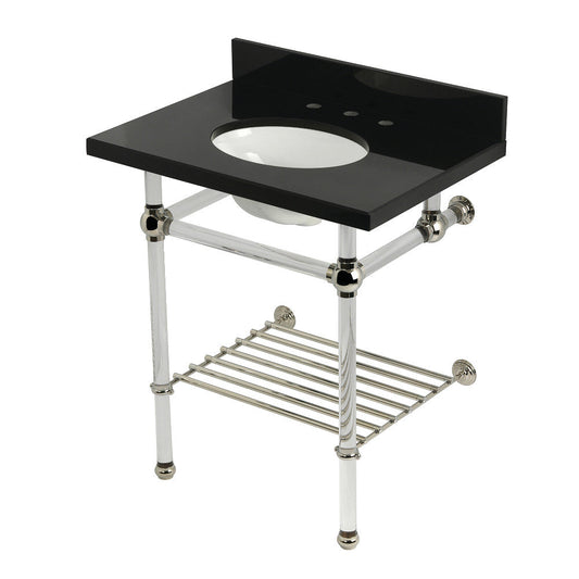 Templeton 30 Inch Console Sink in Polished Nickel