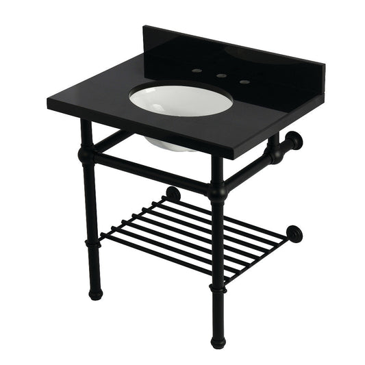 Templeton 30 Inch Console Sink in Black