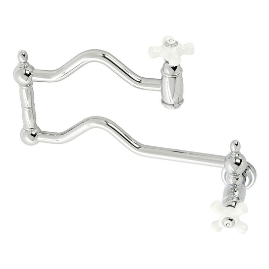 Heritage Pot Filler Faucet in Polished Chrome