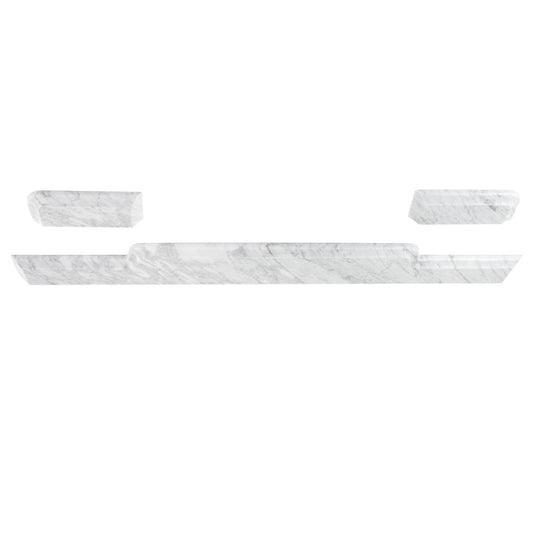 Pemberton 36 Inch Vanity Sink Top in Carrara White