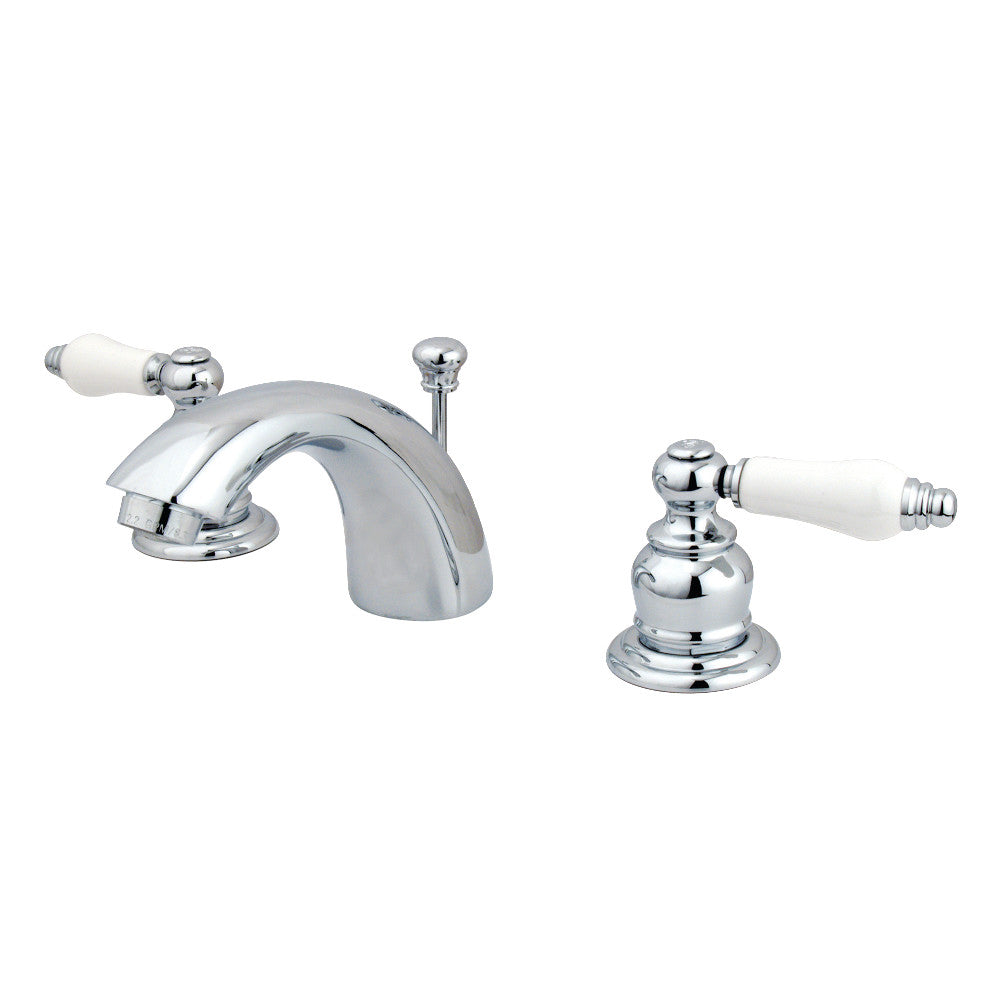 Victorian Mini-Widespread Bathroom Faucet in Polished Chrome