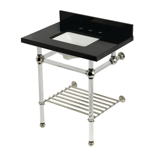 Templeton 30 Inch Console Sink in Polished Nickel