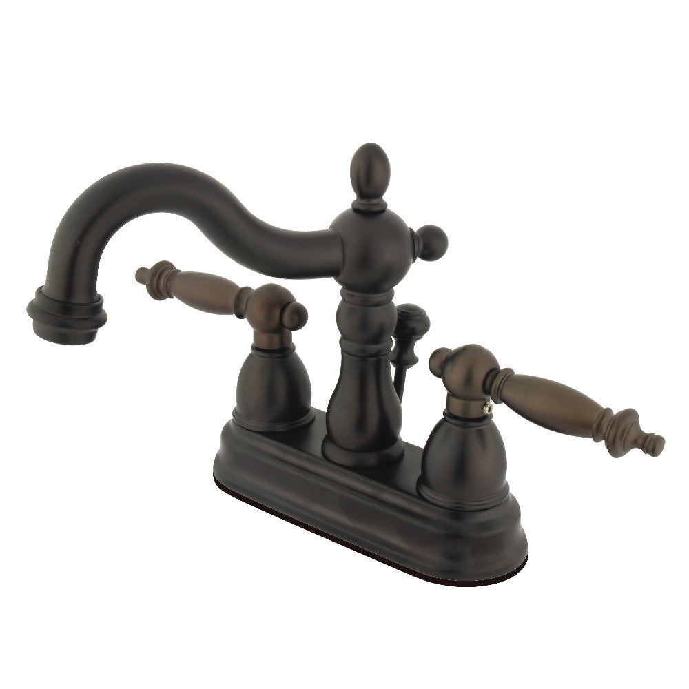 Heritage 4 Inch Centerset Bathroom Faucet in Oil Rubbed Bronze