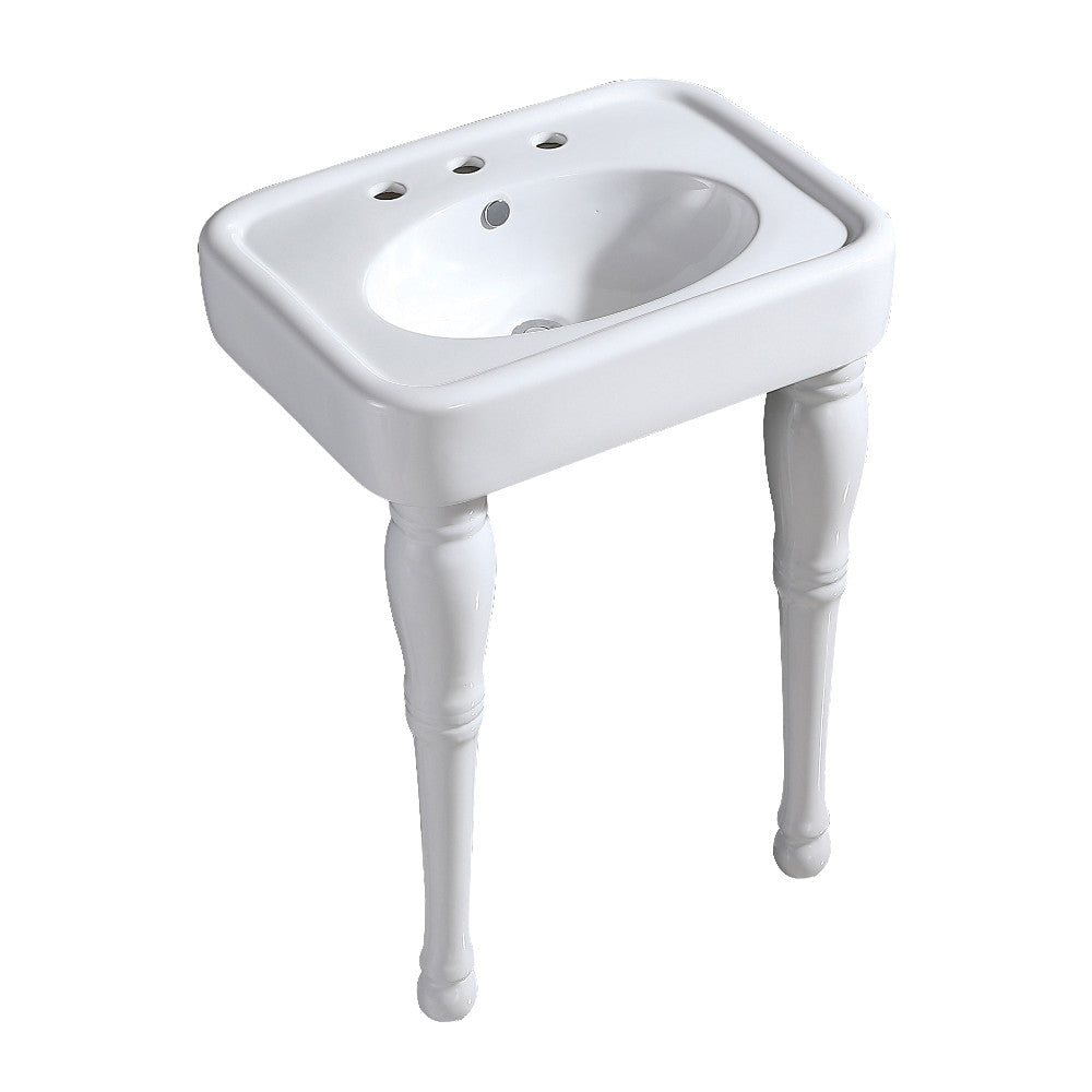 Derrah 25.56 Inch Console Sink in White