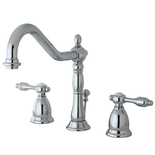 Tudor Widespread Bathroom Faucet in Polished Chrome