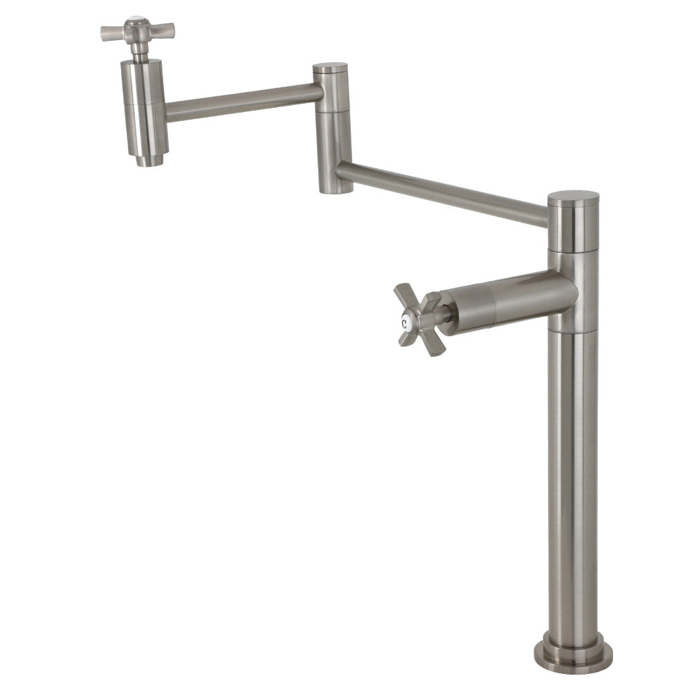 Millennium Pot Filler Faucet in Brushed Nickel