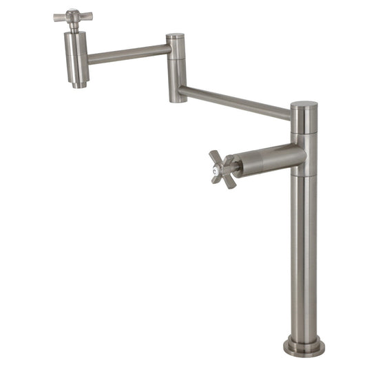 Millennium Pot Filler Faucet in Brushed Nickel