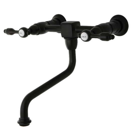Tudor Wall-Mount Bathroom Faucet in Oil Rubbed Bronze