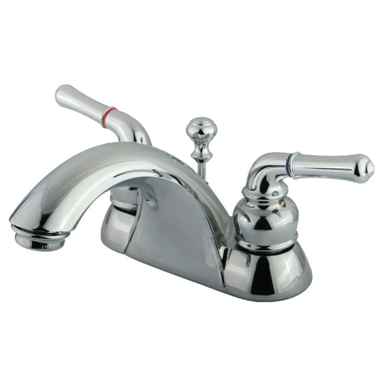 Naples 4 Inch Centerset Bathroom Faucet in Polished Chrome