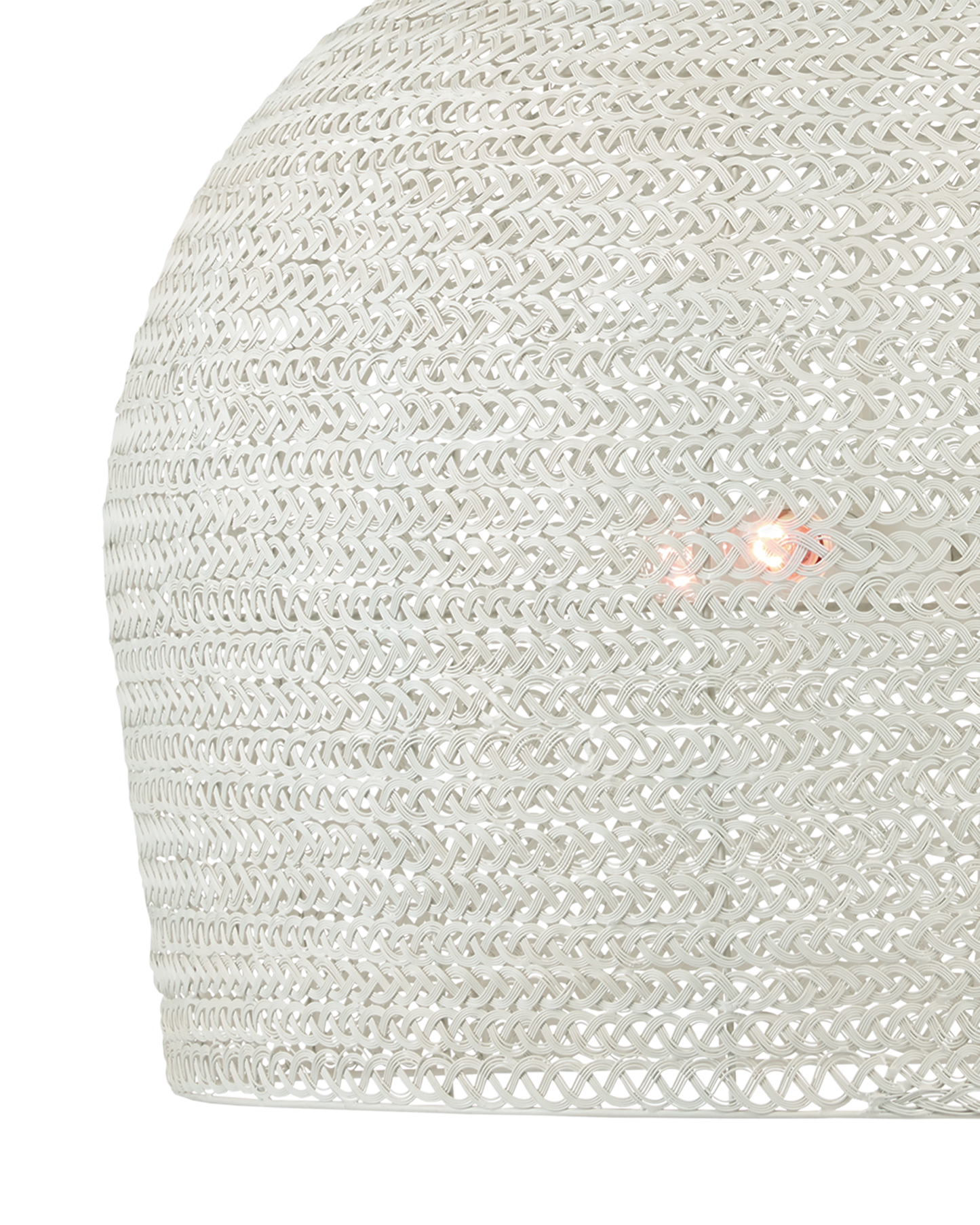 Piero Large White Chandelier