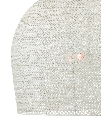 Piero Large White Chandelier