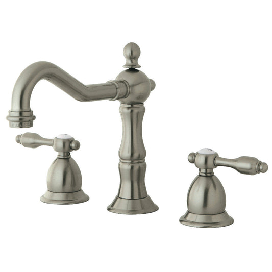 Tudor Widespread Bathroom Faucet in Brushed Nickel