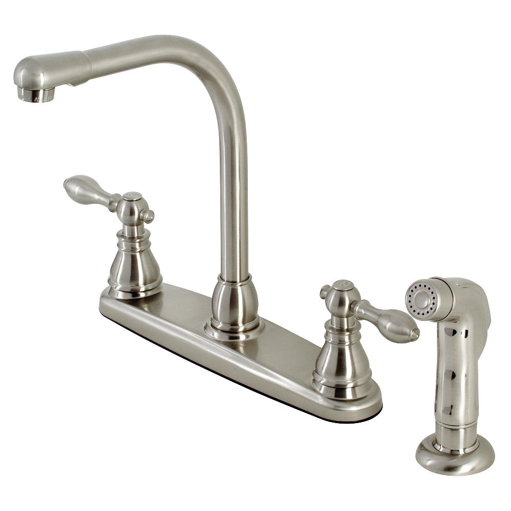 American Classic Centerset Kitchen Faucet in Brushed Nickel